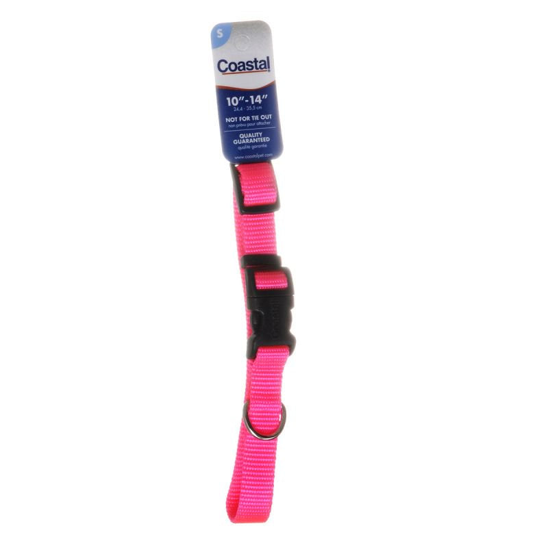 Coastal Pet Nylon Dog Collar Neon Pink