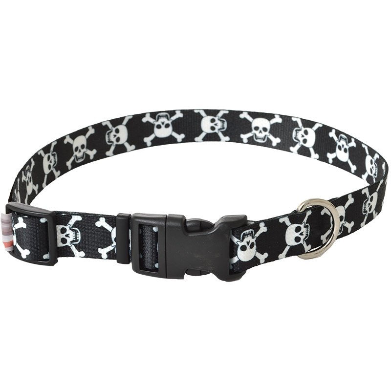 Coastal Pet Styles Adjustable Dog Collar Skulls