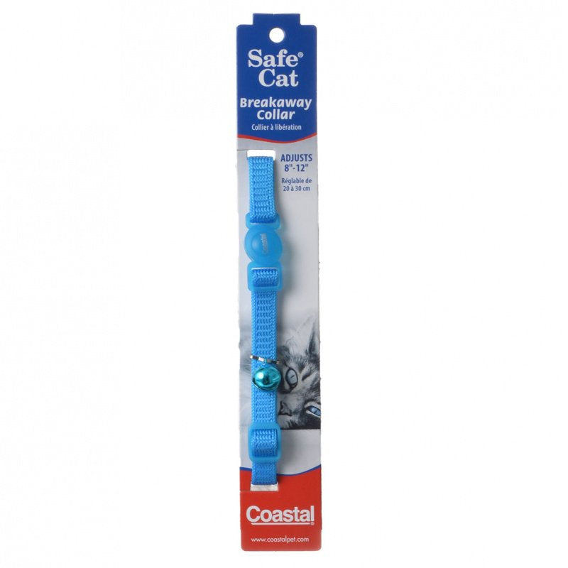 Safe Cat Adjustable Nylon Breakaway Collar Blue Lagoon