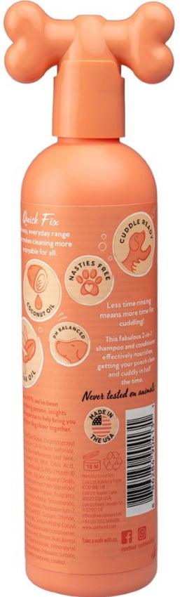 Pet Head Quick Fix 2 in 1 Shampoo for Dogs Peach with Argan Oil