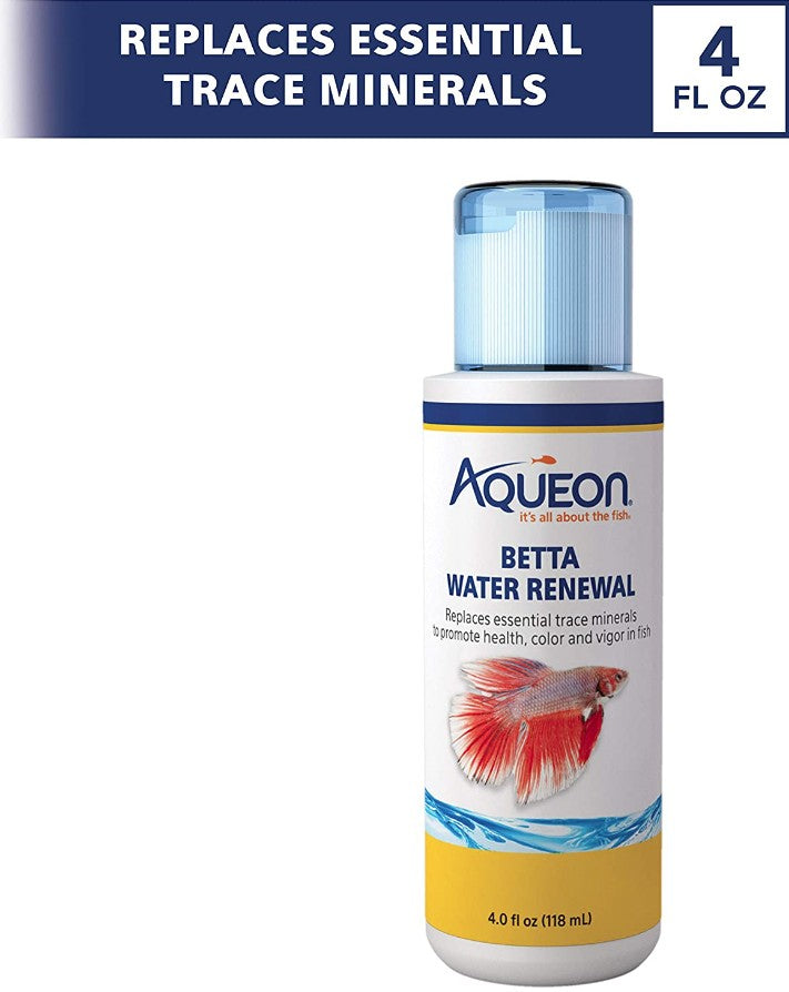 Aqueon Betta Water Renewal Replaces Trace Minerals for Aquariums
