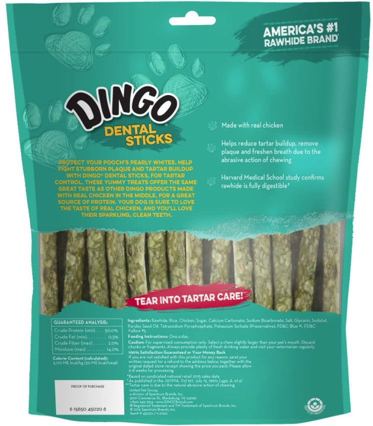 Dingo Dental Sticks for Tartar Control