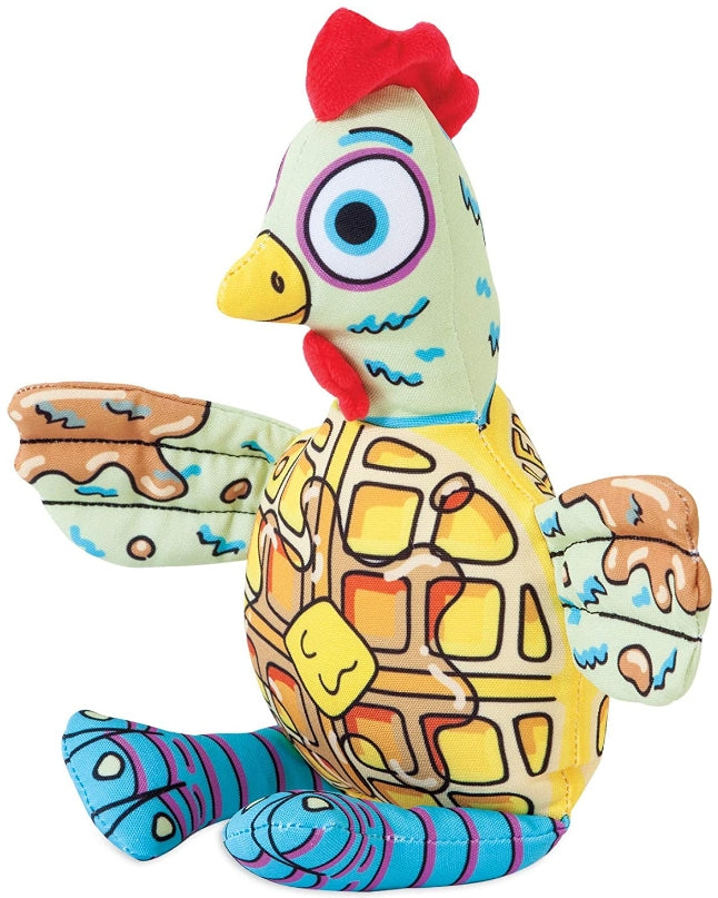 Fat Cat Foodies Chicken 'n Waffles Dog Toy