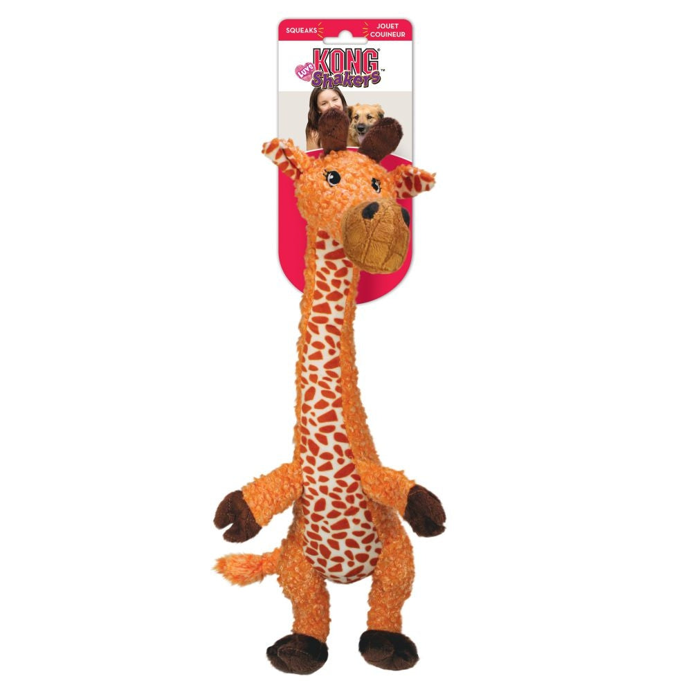 KONG Shakers Luvs Giraffe Dog Toy Small