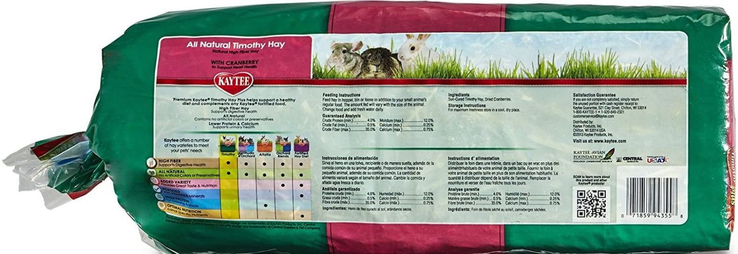 Kaytee Timothy Hay Plus Cranberries