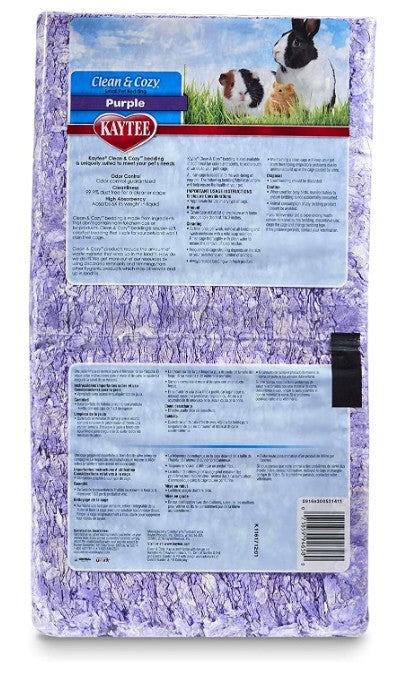 Kaytee Clean and Cozy Small Pet Bedding Purple