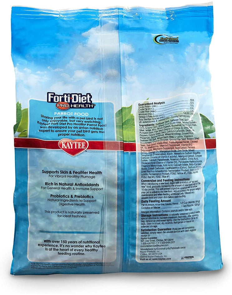 Kaytee Forti Diet Pro Health Parrot Healthy Support Diet
