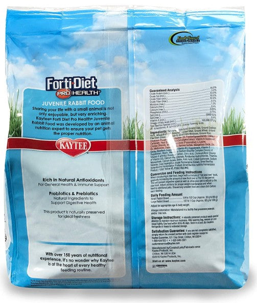 Kaytee Forti Diet Pro Health Healthy Support Diet Juvenile Rabbit