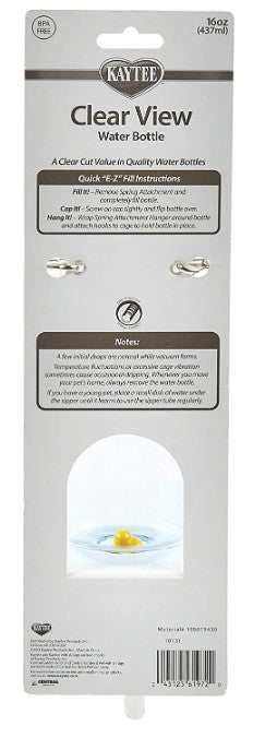 Kaytee Clear View Water Bottle for Small Pets