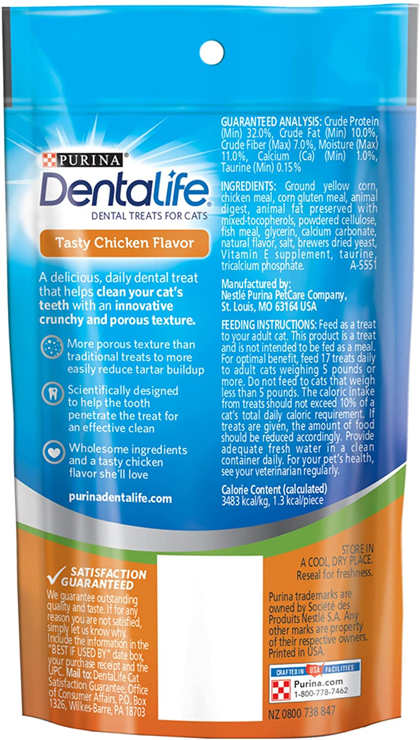 Purina DentaLife Dental Treats for Cats Chicken