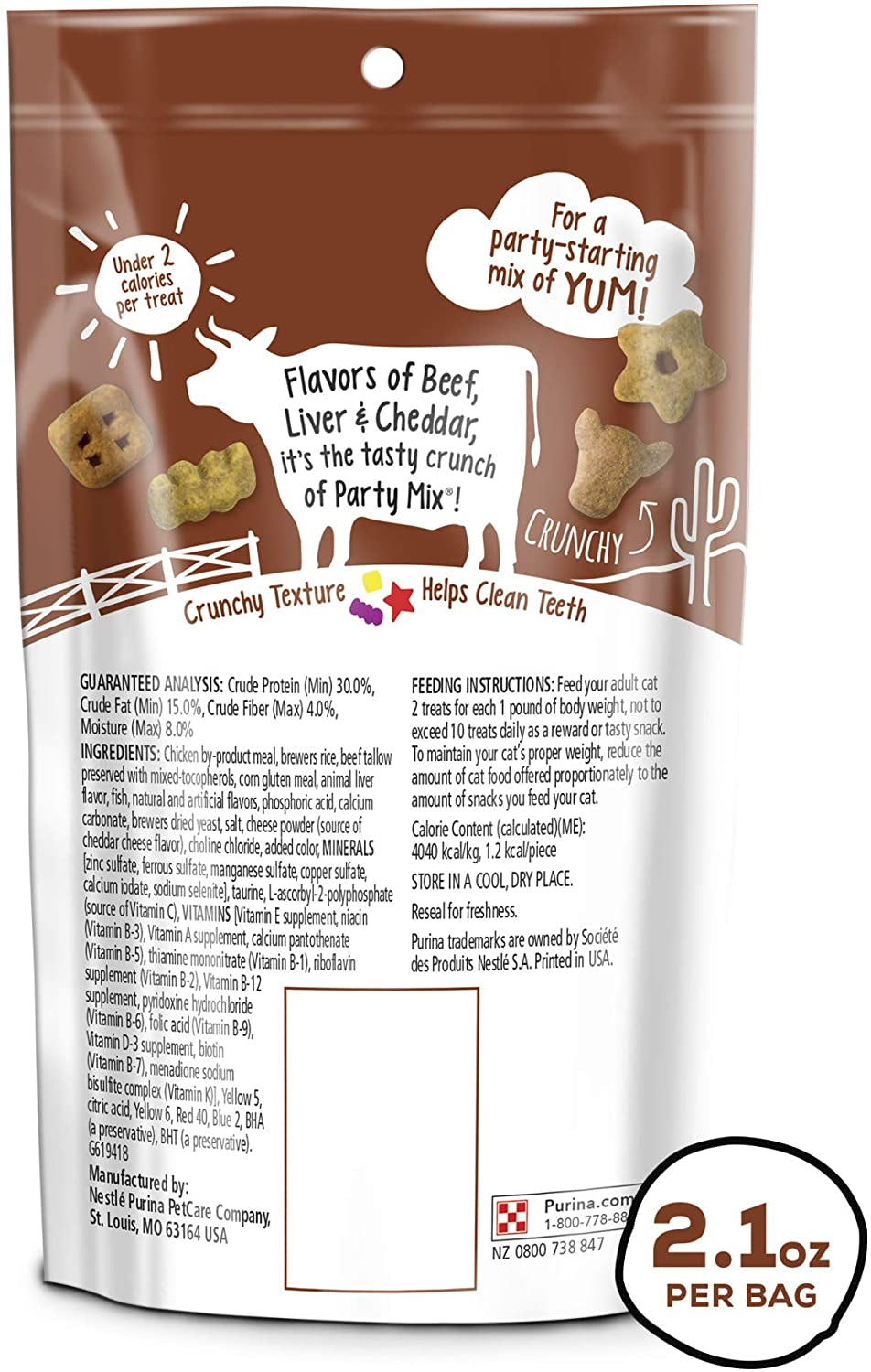 Friskies Party Mix Crunch Treats Wild West