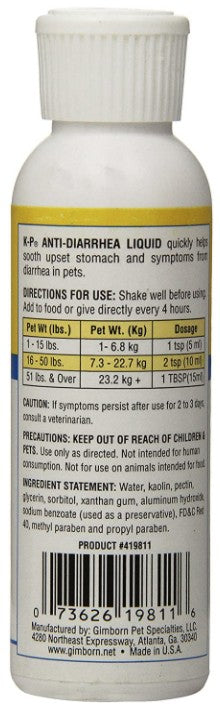 Miracle Care Anti-Diarrhea Liquid for Dogs and Cats