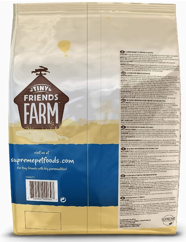 Supreme Pet Foods Tiny Friends Farm Gerty Guinea Pig Tasty Nuggets