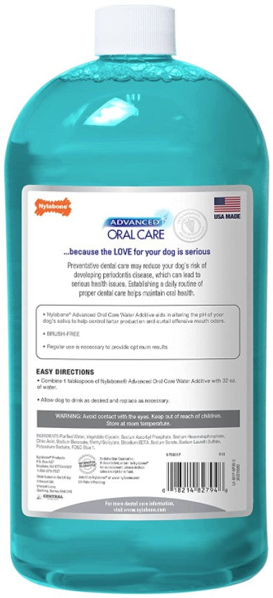 Nylabone Advanced Oral Care Water Additive Ultra Clean Tartar Control for Dogs