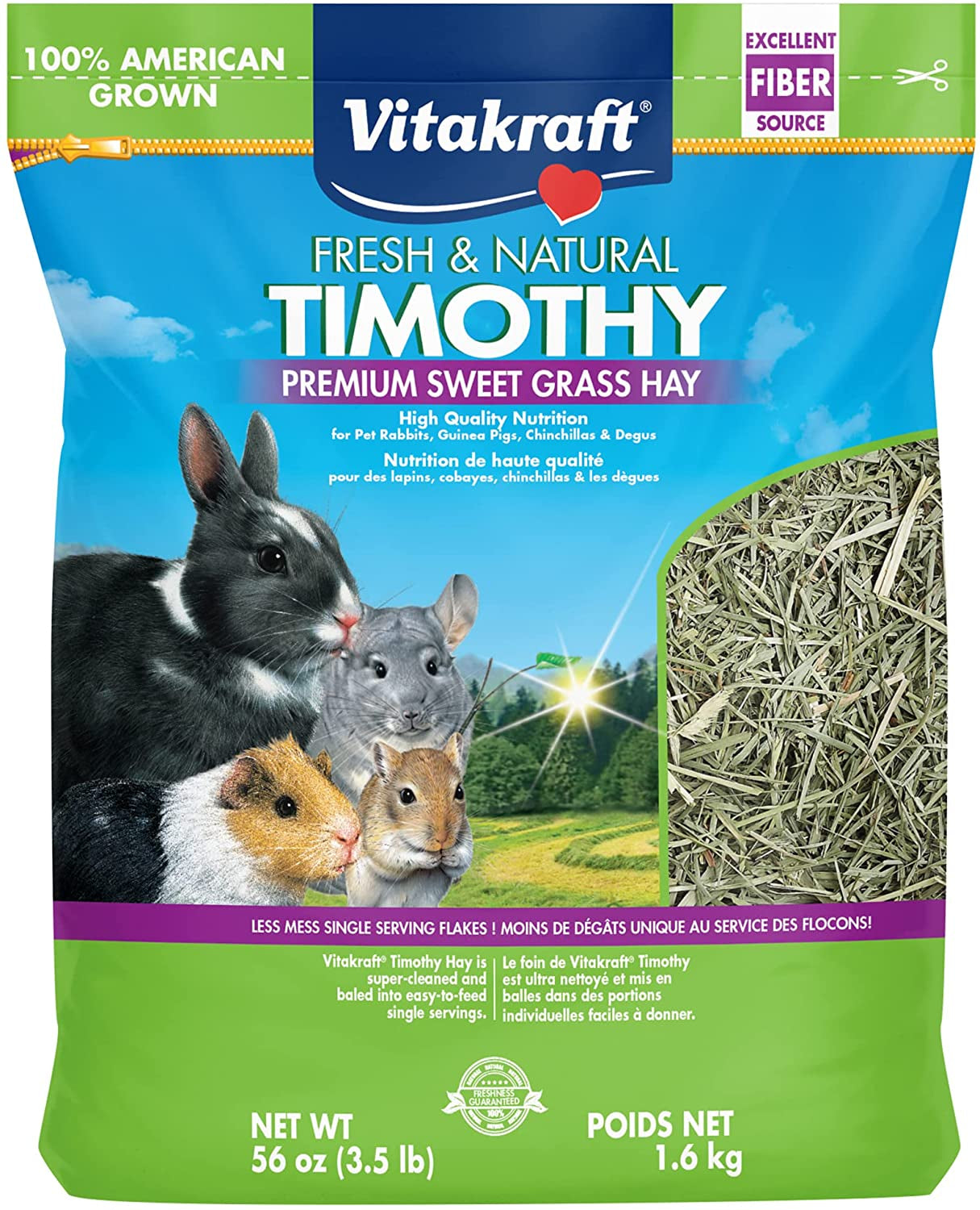 Vitakraft Timothy Premium Sweet Grass Hay