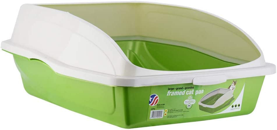 Van Ness Cat Litter Pan with Cover Rim