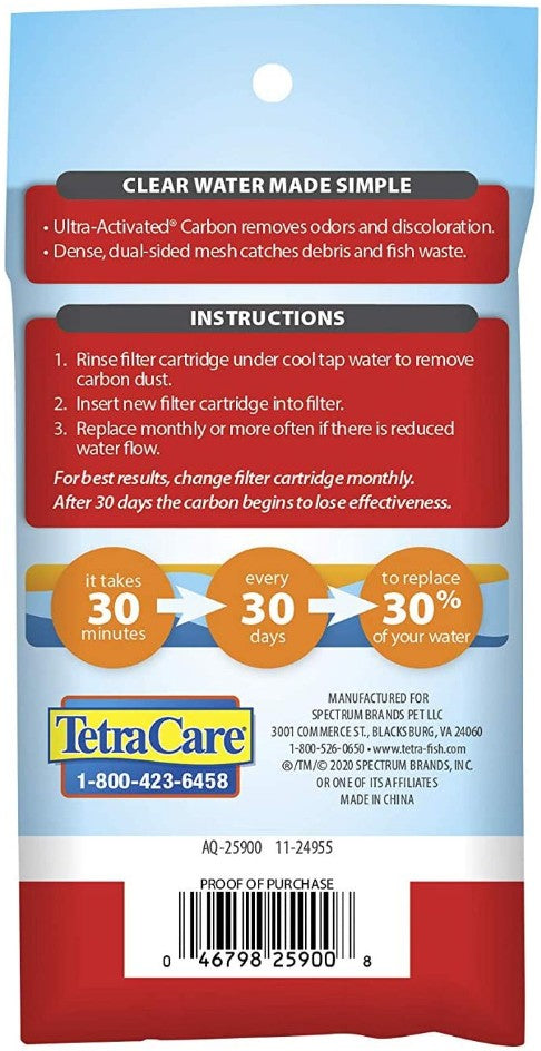 Tetra Whisper Filter Cartridges Bio-Bag Disposable Filter Cartridges for Aquariums Small