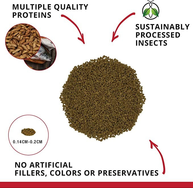 Fluval Bug Bites Cichlid Formula Granules for Small-Medium Fish