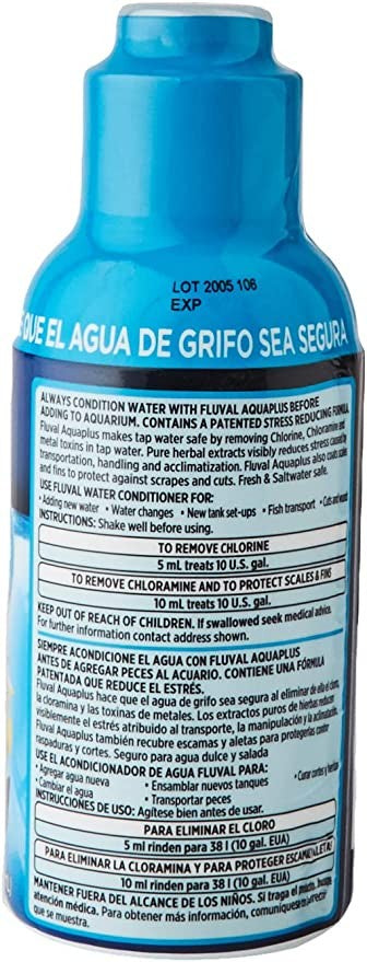 Fluval Water Conditioner with Herbal Extracts Makes Tap Water Safe for Aquariums