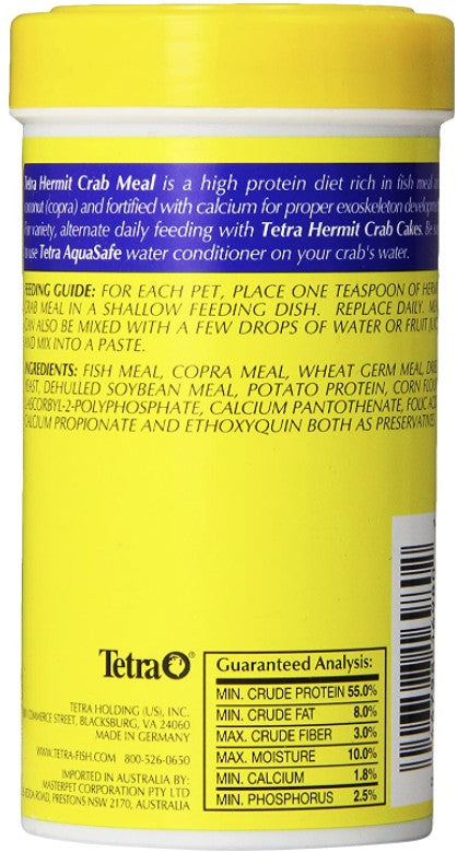 Tetrafauna Hermit Crab Meal for Crabs, Hermit Crabs and Fiddler Crabs