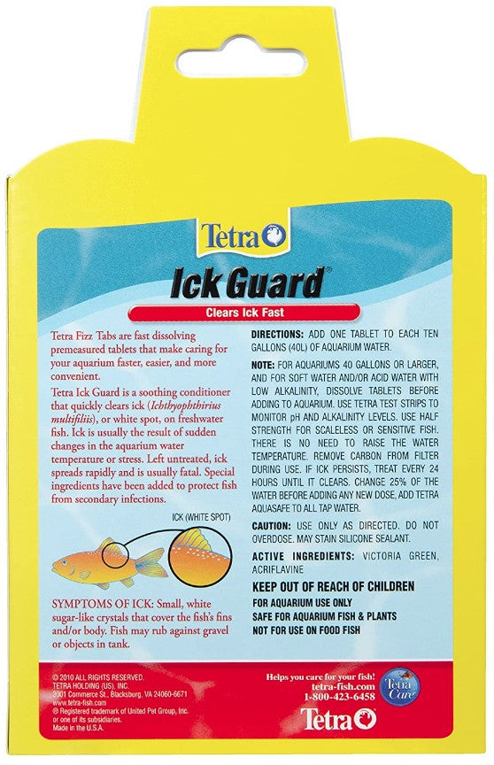 Tetra Ick Guard Clears Ick Fast for all Freshwater Aquariums