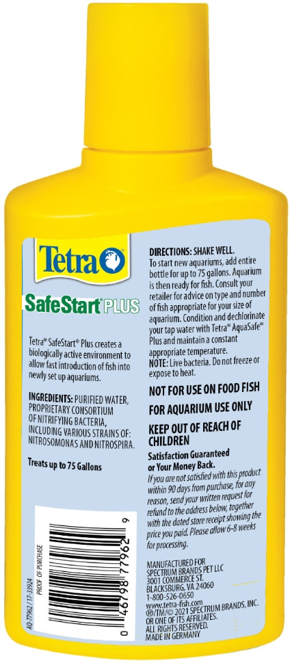 Tetra SafeStart Plus Cycles New Aquariums for Freshwater Aquariums