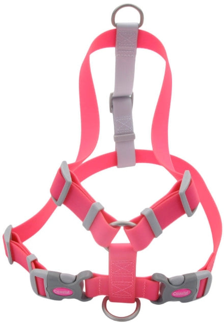 Coastal Pet Pro Waterproof Dog Harness 1" Wide Fuchsia