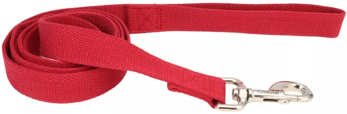 Coastal Pet New Earth Soy Dog Lead Cranberry Red