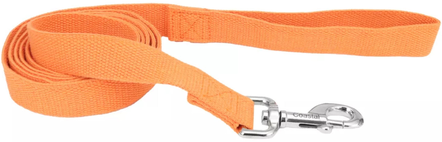 Coastal Pet New Earth Soy Dog Lead Pumpkin Orange