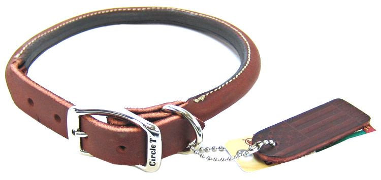 Circle T Latigo Leather Round Collars