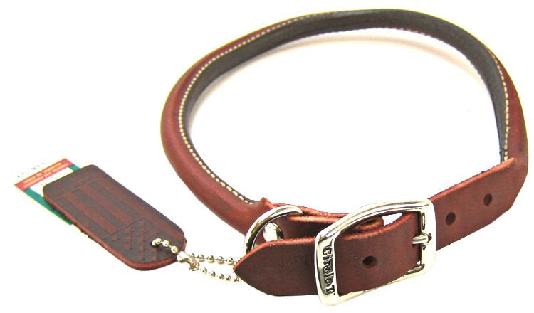 Circle T Latigo Leather Round Collars