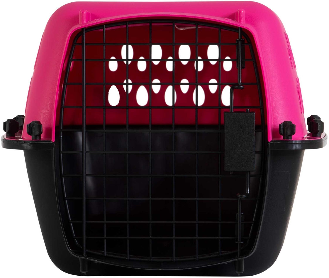 Petmate Pet Porter Kennel Pink and Black