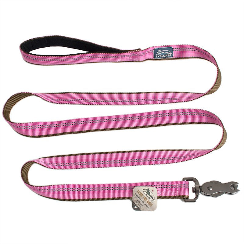 Coastal Pet K9 Explorer Reflective Leash with Scissor Snap Rosebud