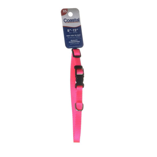 Coastal Pet Nylon Dog Collar Neon Pink