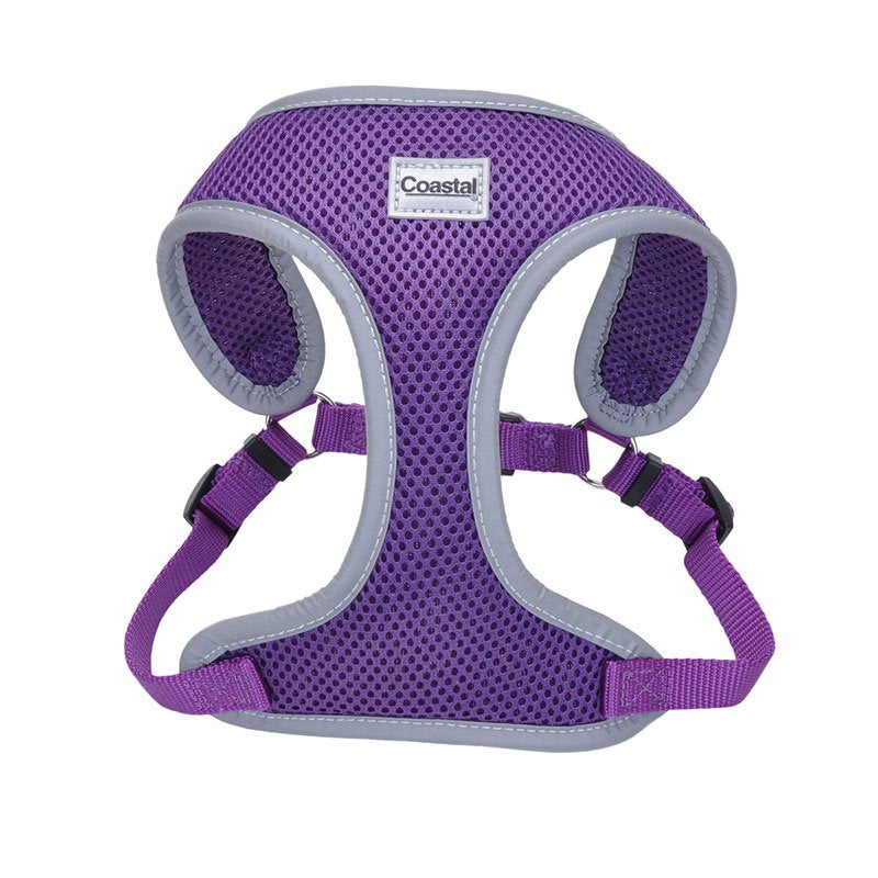 Coastal Pet Comfort Soft Reflective Wrap Adjustable Dog Harness Purple