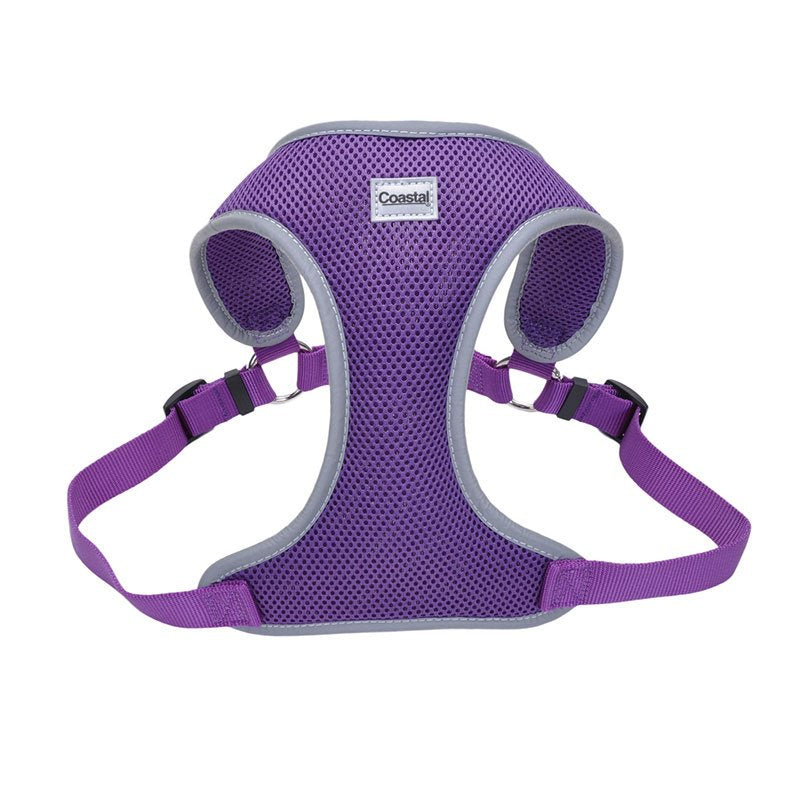 Coastal Pet Comfort Soft Reflective Wrap Adjustable Dog Harness Purple