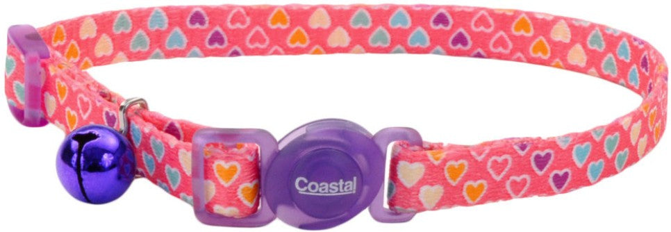 Coastal Pet Safe Cat Breakaway Collar Multi Heart