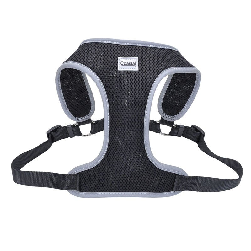 Coastal Pet Comfort Soft Reflective Wrap Adjustable Dog Harness Black