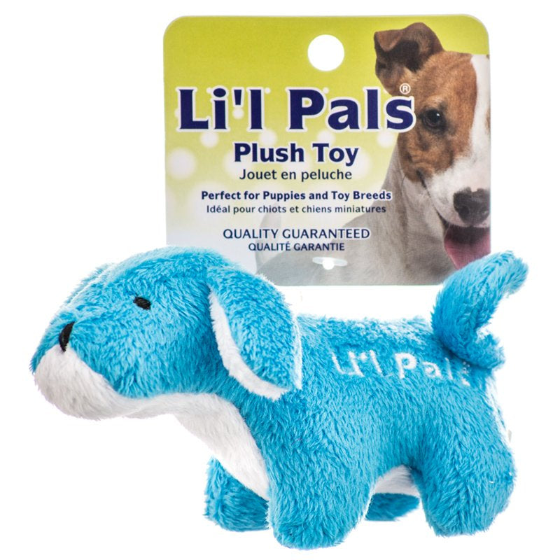 Lil Pals Ultra Soft Plush Dog Toy Blue Dog