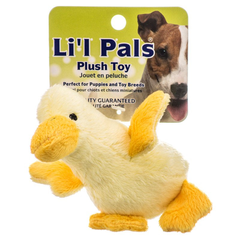 Lil Pals Ultra Soft Plush Duck Dog Toy