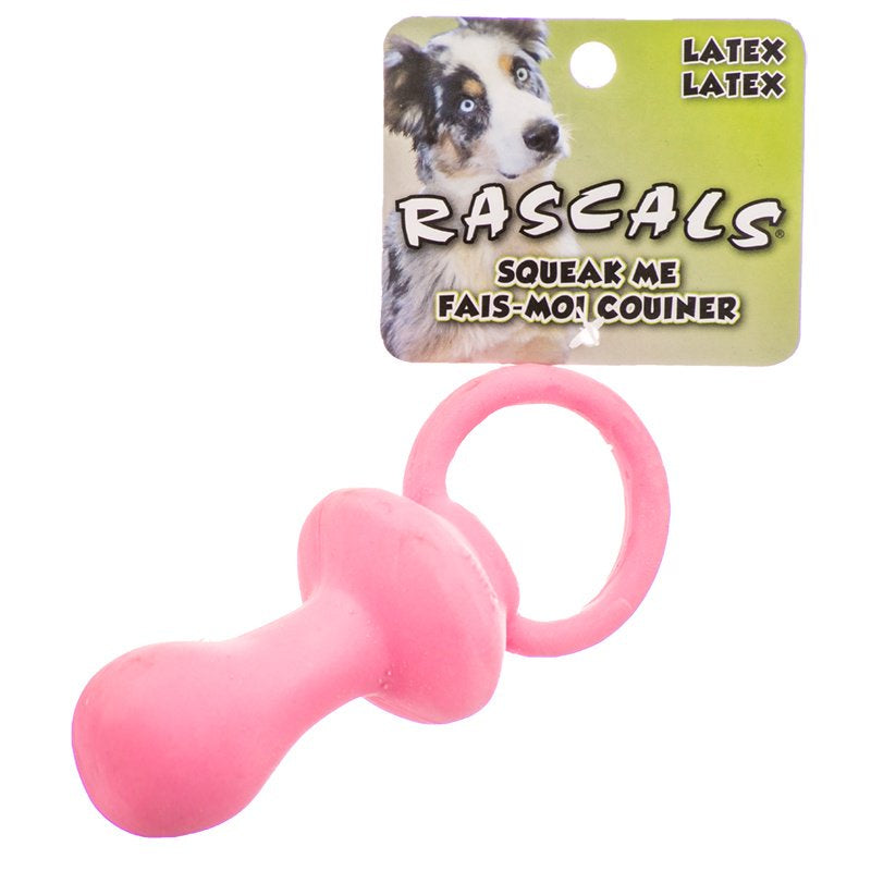 Coastal Pet Rascals Latex Pacifier Dog Toy Pink