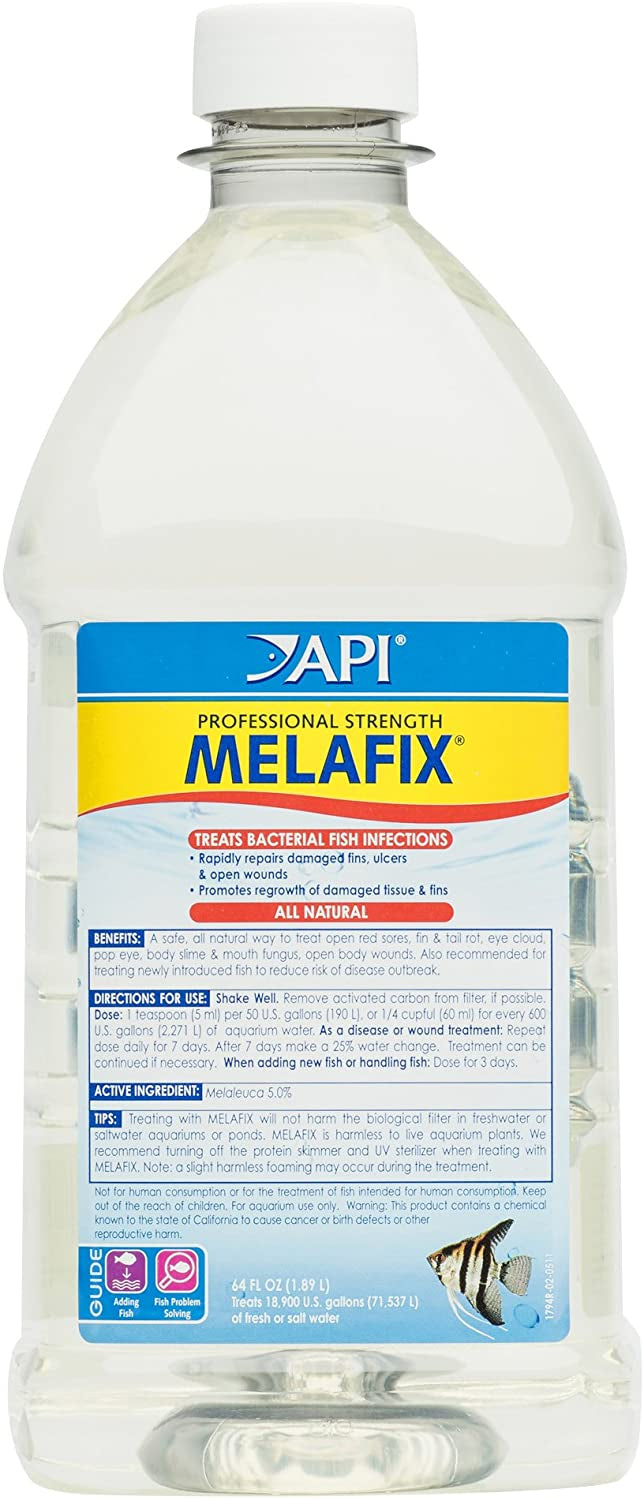 API MelaFix Treats Bacterial Infections for Freshwater and Saltwater Aquarium Fish