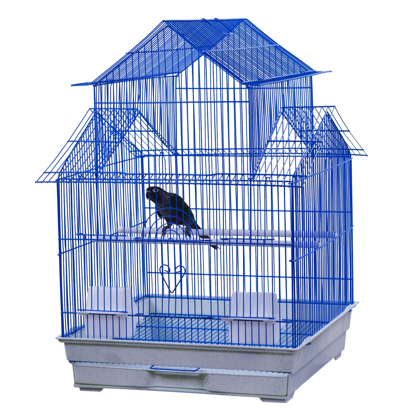 AE Cage Company House Top Bird Cage Purple