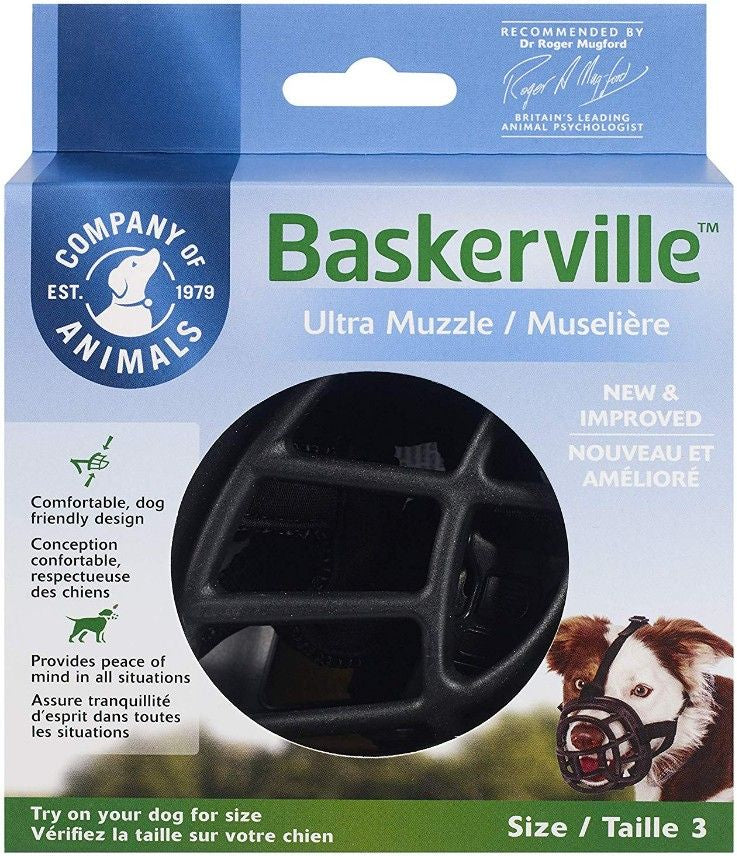 Company of Animals Baskerville Ultra Muzzle for Dogs