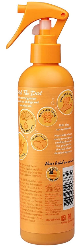 Pet Head Ditch the Dirt Deodorizing Spray for Dogs Orange with Aloe Vera