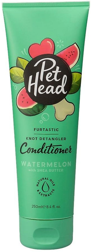 Pet Head Furtastic Knot Detangler Conditioner for Dogs Watermelon with Shea Butter