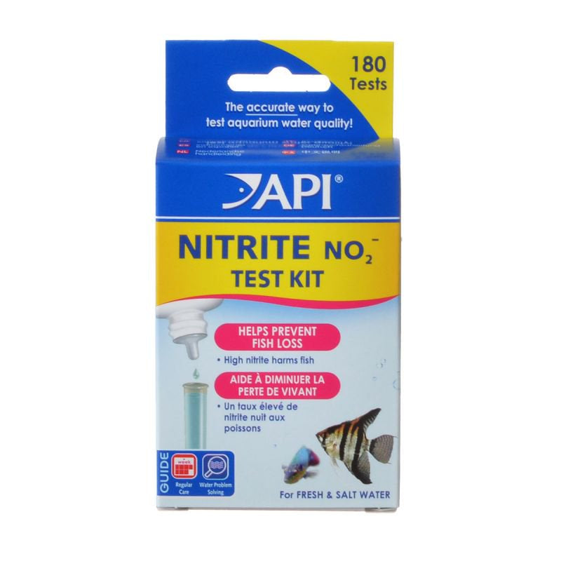 API Nitrite NO2 Test Kit Helps Prevent Fish Loss in Freshwater and Saltwater Aquariums