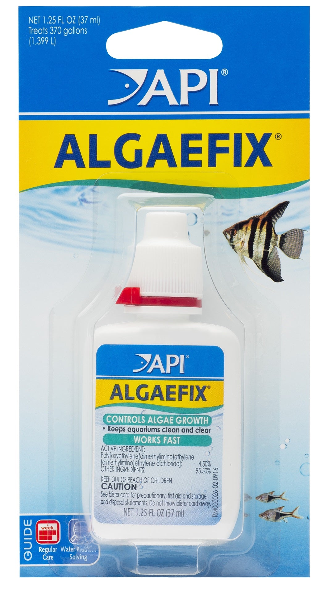 API AlgaeFix Controls Algae Growth for Freshwater Aquariums