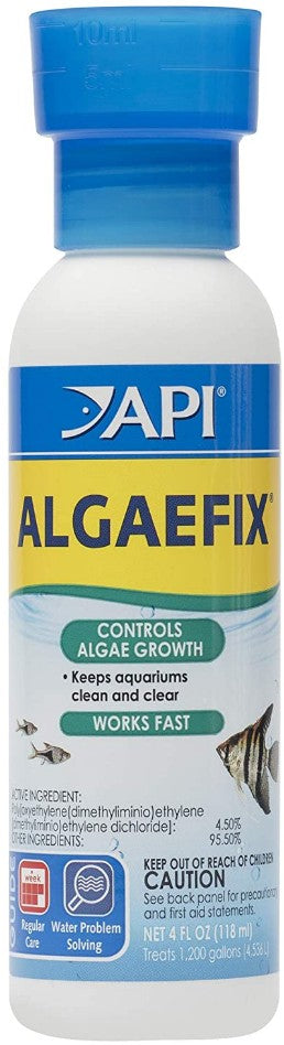 API AlgaeFix Controls Algae Growth for Freshwater Aquariums