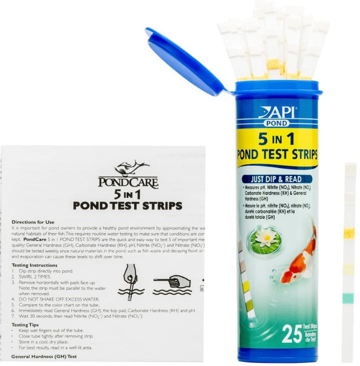 API PondCare 5-in-1 Pond Test Strips